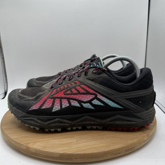 Brooks Caldera Women's Size 11 B Trail Running Shoes Anthracite/Azaela/Black - Picture 1 of 8